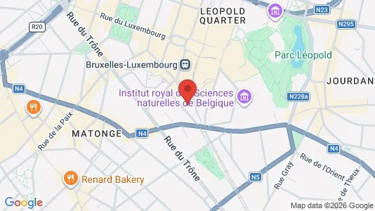 Apartments for rent i Brussels Elsene - kort over placeringen