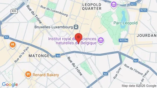 Apartments for rent i Brussels Elsene - kort over placeringen