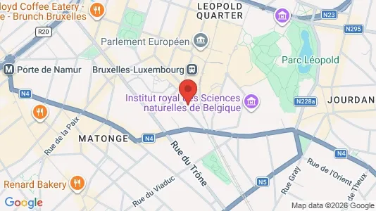 Apartments for rent i Brussels Elsene - kort over placeringen