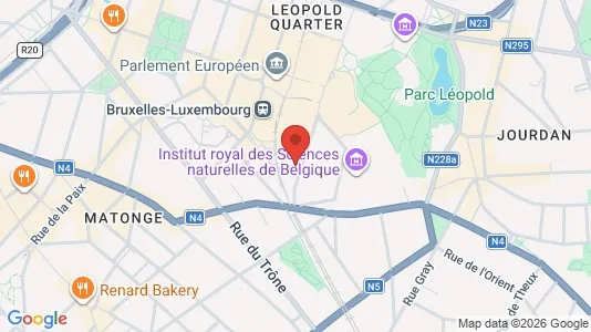 Apartments for rent i Brussels Elsene - kort over placeringen