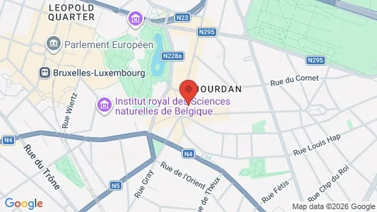 Apartments for rent i Brussels Etterbeek - kort over placeringen