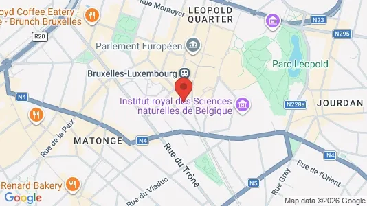 Apartments for rent i Brussels Elsene - kort over placeringen