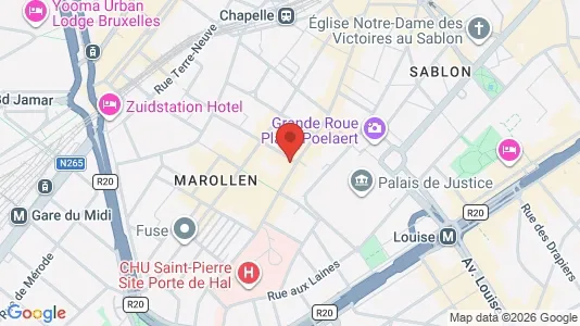 Apartments for rent i Stad Brussel - kort over placeringen