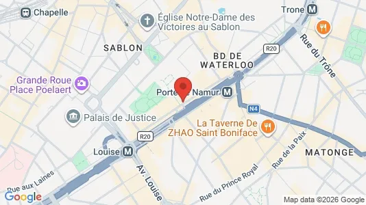 Apartments for rent i Stad Brussel - kort over placeringen