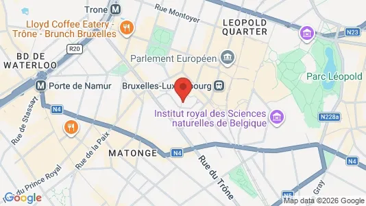 Apartments for rent i Brussels Elsene - kort over placeringen