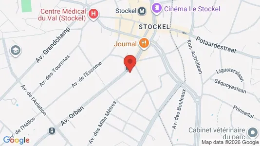 Apartments for rent i Brussels Sint-Pieters-Woluwe - kort over placeringen