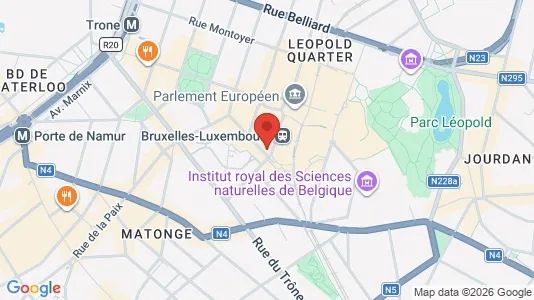 Apartments for rent i Brussels Elsene - kort over placeringen