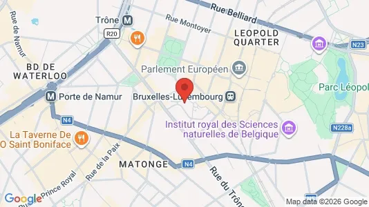 Apartments for rent i Brussels Elsene - kort over placeringen