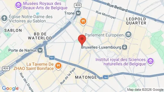 Apartments for rent i Brussels Elsene - kort over placeringen