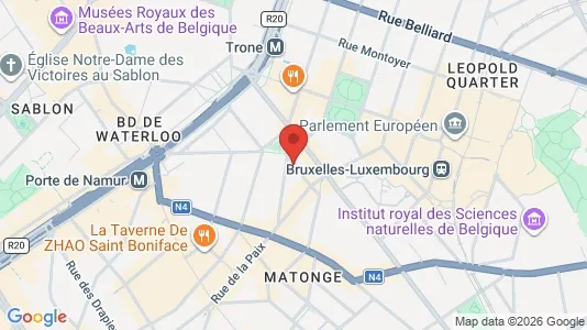 Apartments for rent i Brussels Elsene - kort over placeringen