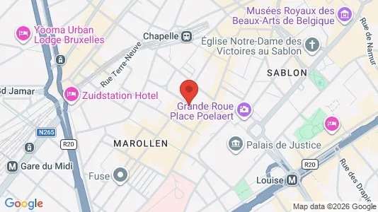 Apartments for rent i Stad Brussel - kort over placeringen