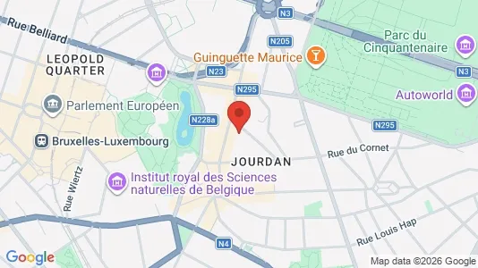 Apartments for rent i Brussels Etterbeek - kort over placeringen