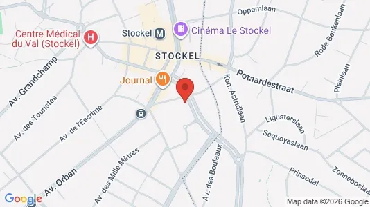 Apartments for rent i Brussels Sint-Pieters-Woluwe - kort over placeringen