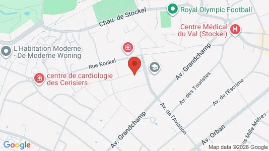 Apartments for rent i Brussels Sint-Pieters-Woluwe - kort over placeringen