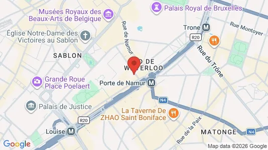Apartments for rent i Stad Brussel - kort over placeringen