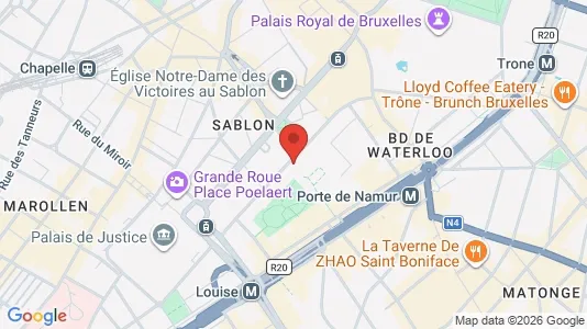 Apartments for rent i Stad Brussel - kort over placeringen