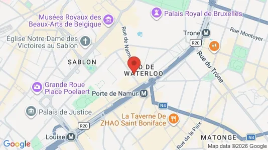 Apartments for rent i Stad Brussel - kort over placeringen