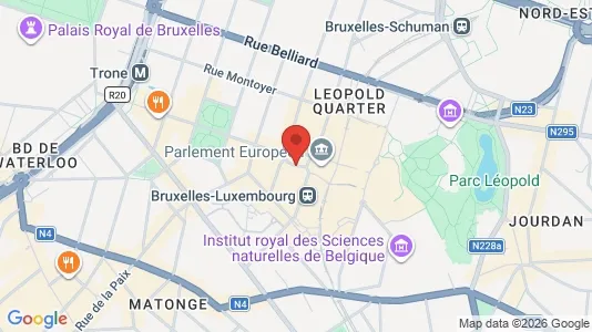 Apartments for rent i Brussels Elsene - kort over placeringen