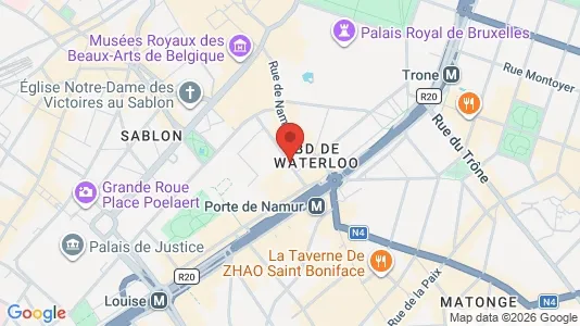 Apartments for rent i Stad Brussel - kort over placeringen