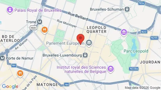 Apartments for rent i Brussels Elsene - kort over placeringen