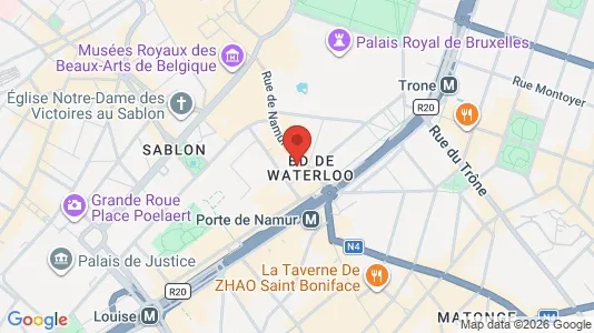 Apartments for rent i Stad Brussel - kort over placeringen