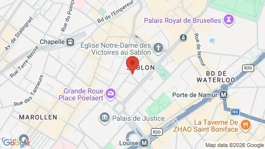 Apartments for rent i Stad Brussel - kort over placeringen