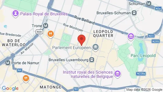 Apartments for rent i Stad Brussel - kort over placeringen
