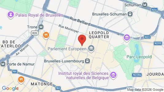 Apartments for rent i Stad Brussel - kort over placeringen