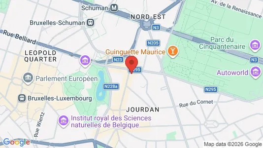 Apartments for rent i Brussels Etterbeek - kort over placeringen