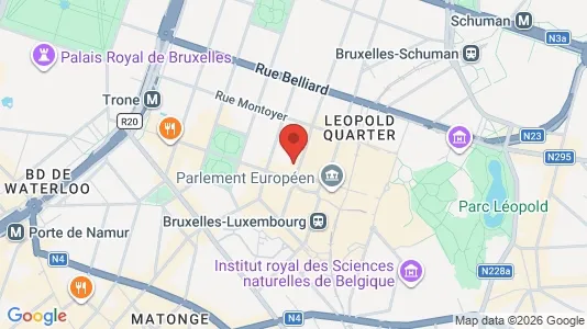 Apartments for rent i Stad Brussel - kort over placeringen