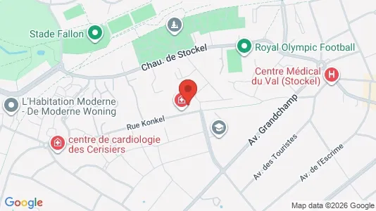 Apartments for rent i Brussels Sint-Lambrechts-Woluwe - kort over placeringen