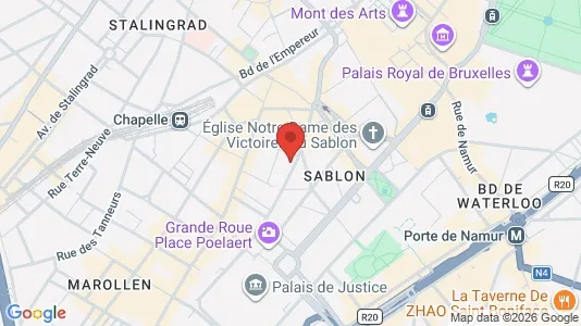 Apartments for rent i Stad Brussel - kort over placeringen