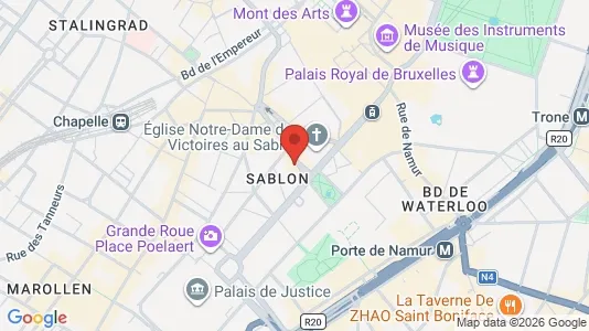 Apartments for rent i Stad Brussel - kort over placeringen