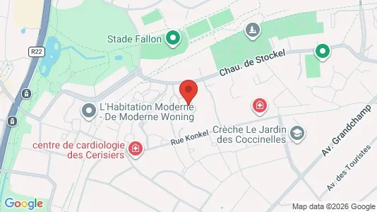 Apartments for rent i Brussels Sint-Lambrechts-Woluwe - kort over placeringen