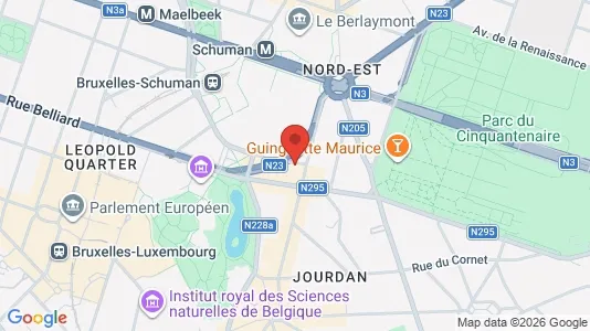 Apartments for rent i Stad Brussel - kort over placeringen