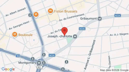 Apartments for rent i Brussels Sint-Lambrechts-Woluwe - kort over placeringen