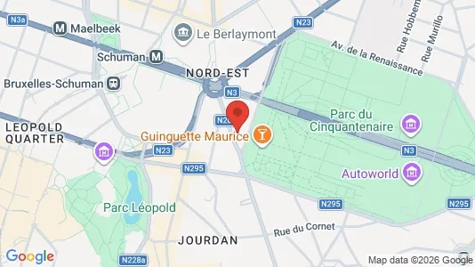 Apartments for rent i Brussels Etterbeek - kort over placeringen