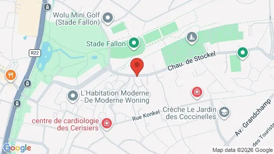 Apartments for rent i Brussels Sint-Lambrechts-Woluwe - kort over placeringen