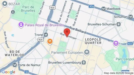 Apartments for rent i Stad Brussel - kort over placeringen