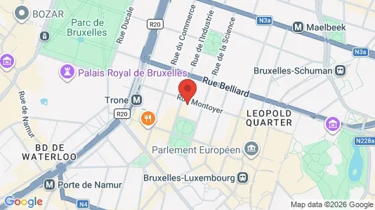 Apartments for rent i Stad Brussel - kort over placeringen