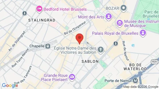 Apartments for rent i Stad Brussel - kort over placeringen
