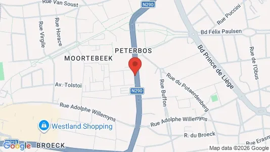 Apartments for rent i Brussels Anderlecht - kort over placeringen