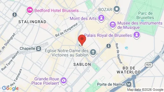 Apartments for rent i Stad Brussel - kort over placeringen