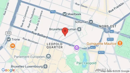 Apartments for rent i Brussels Etterbeek - kort over placeringen