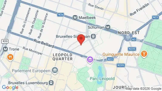 Apartments for rent i Brussels Etterbeek - kort over placeringen