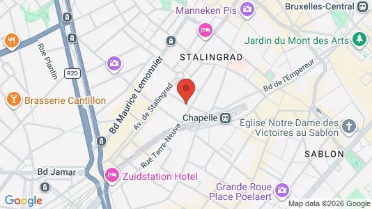 Apartments for rent i Stad Brussel - kort over placeringen
