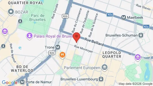Apartments for rent i Stad Brussel - kort over placeringen