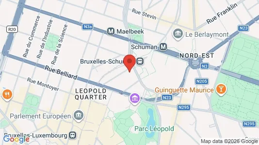 Apartments for rent i Brussels Etterbeek - kort over placeringen