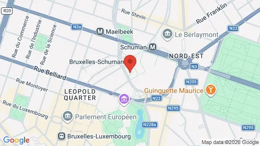 Apartments for rent i Brussels Etterbeek - kort over placeringen
