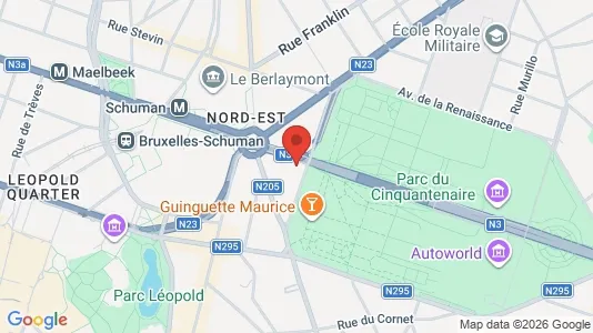 Apartments for rent i Brussels Etterbeek - kort over placeringen
